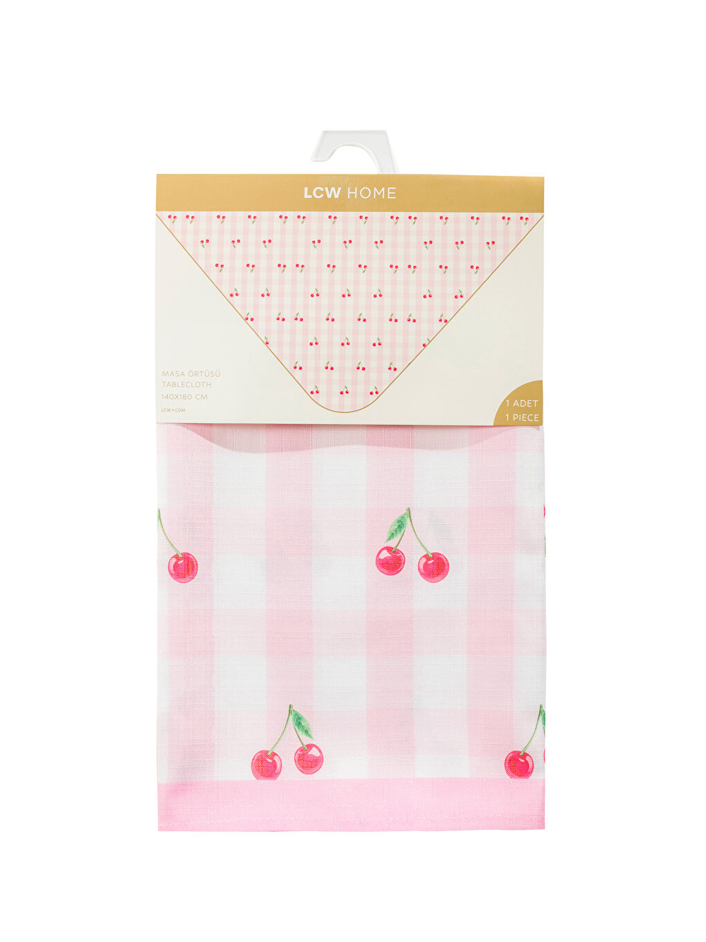 Karışık Kiraz Baskılı Masa Örtüsü 140x180 cm-4