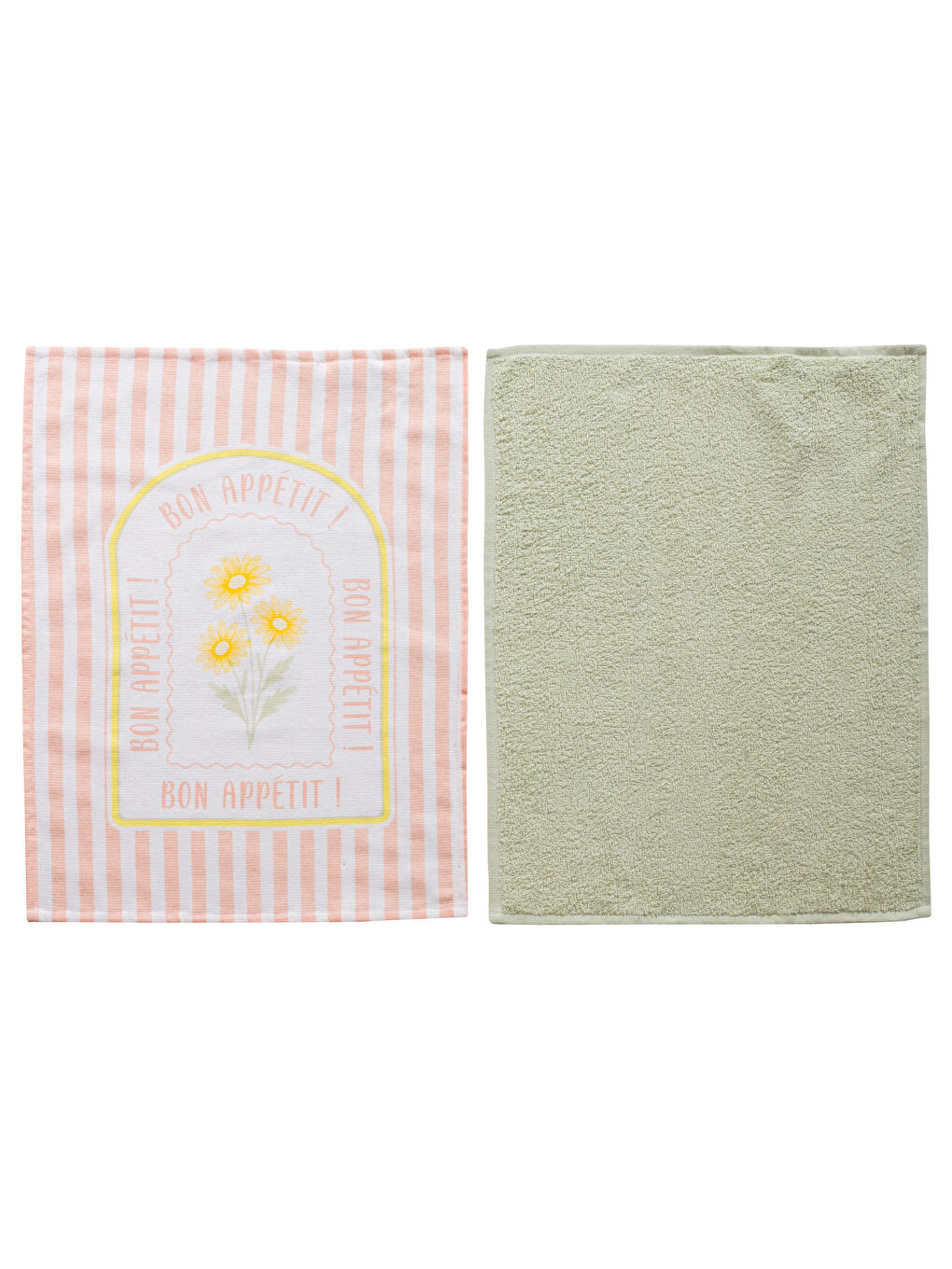 Karışık Çiçekli Kuruluma Bezi 2'li 40x50 cm	-5