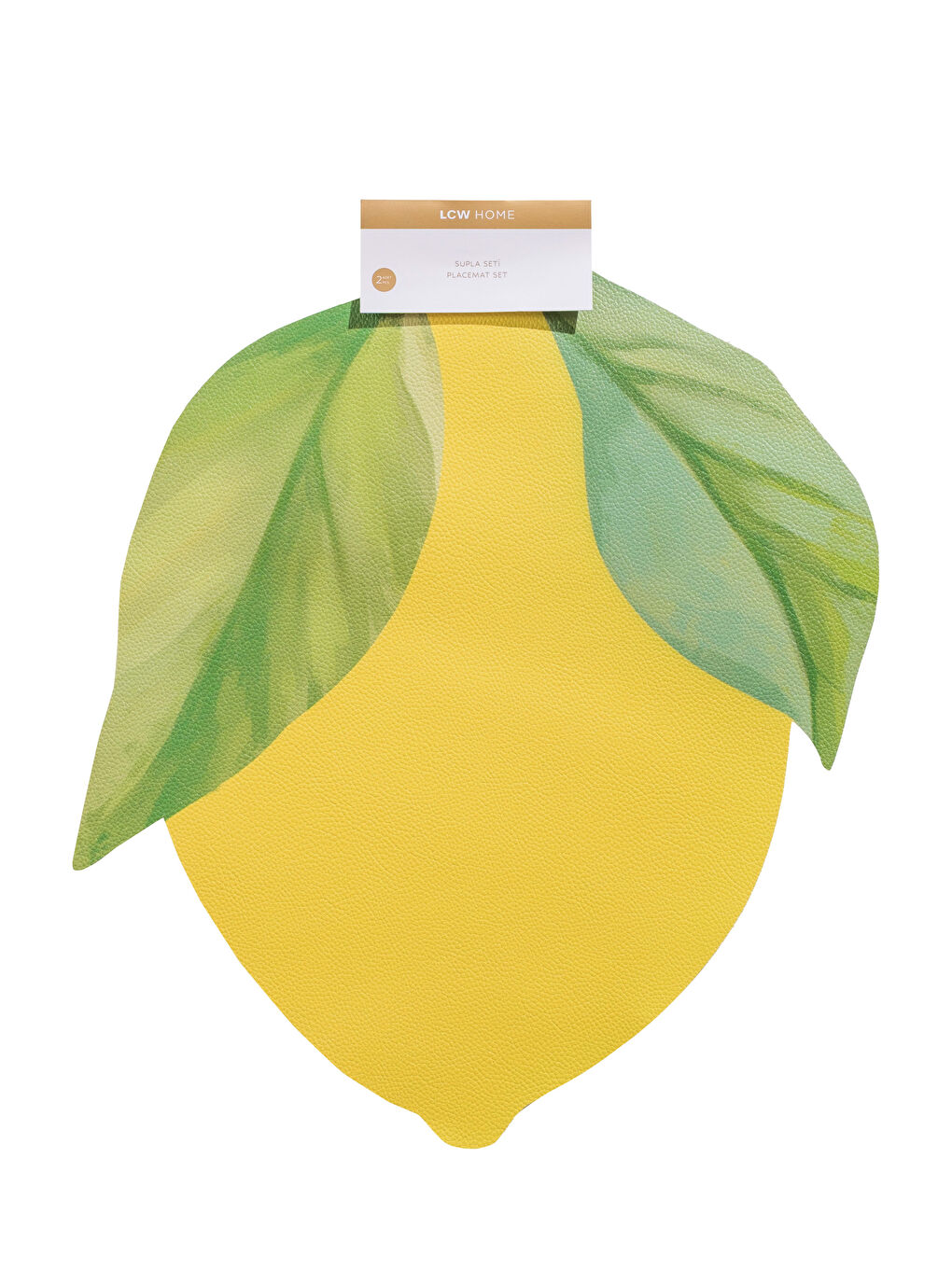 Sarı Limon Figürlü Amerikan Servis 2'li 38 cm-3