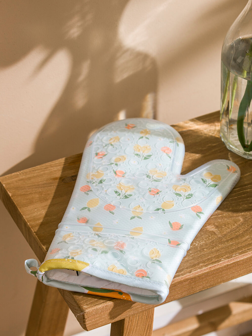 Karışık Limon Baskılı Fırın Eldiveni-1