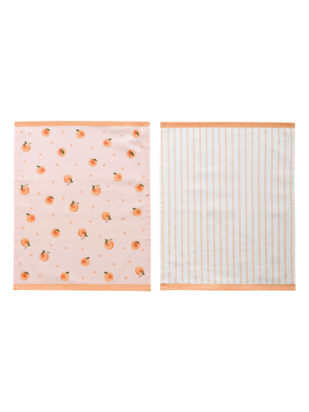 مجموعة فوطة شاي منقوشة 40x50 سم عبوتان-4