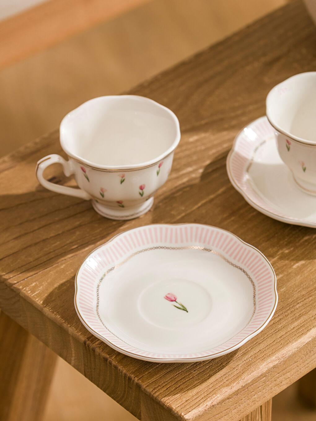 Karışık 2 Kişilik Porselen Kahve Fincan Takımı 220 ml-1