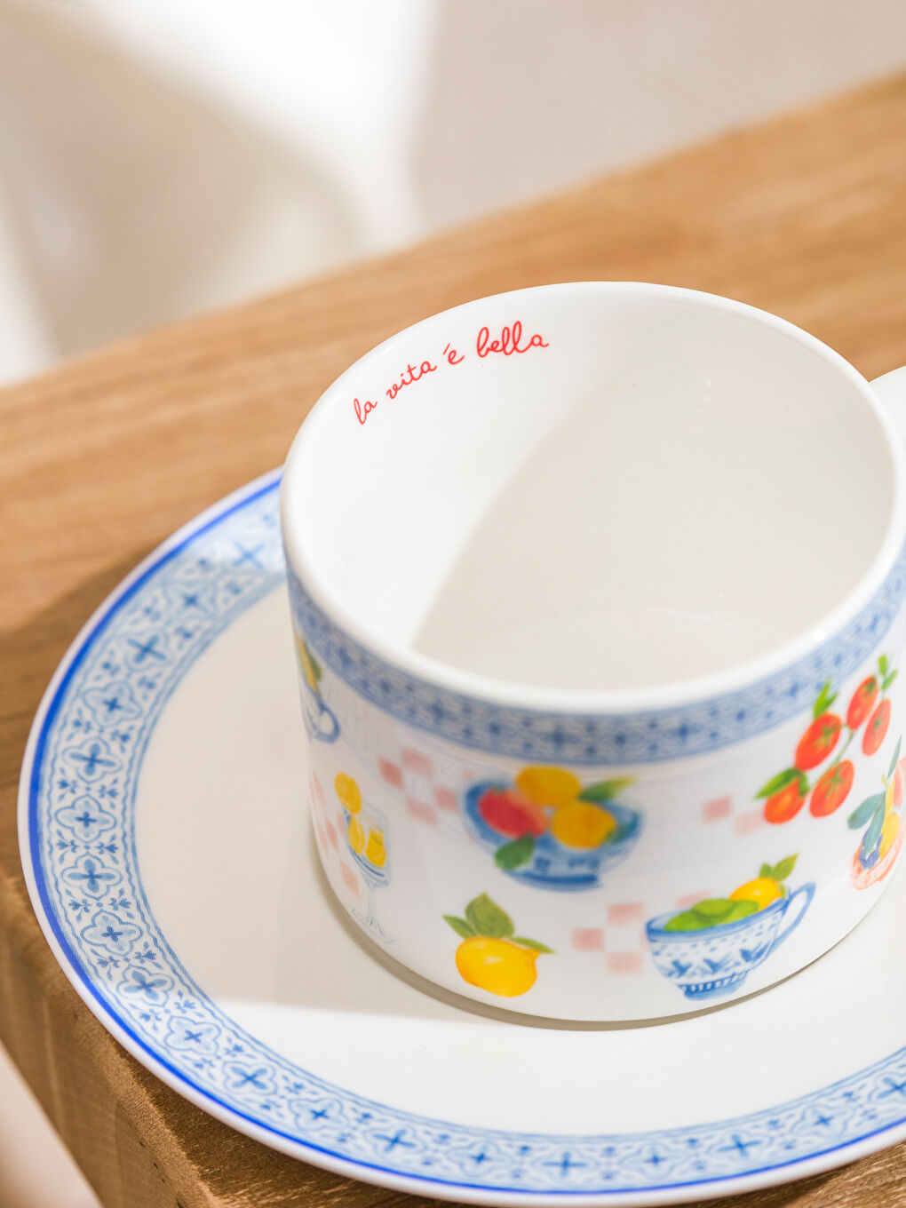 Karışık Baskılı 2 Kişilik Porselen Kahve Fincan Takımı 115 ml-2