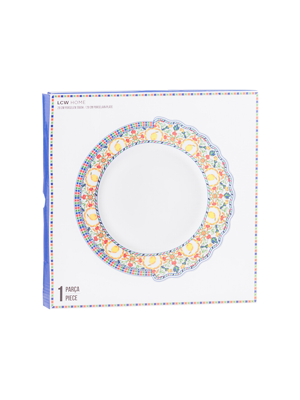 Assiette De Service En Porcelaine Imprimée 28 Cm-4