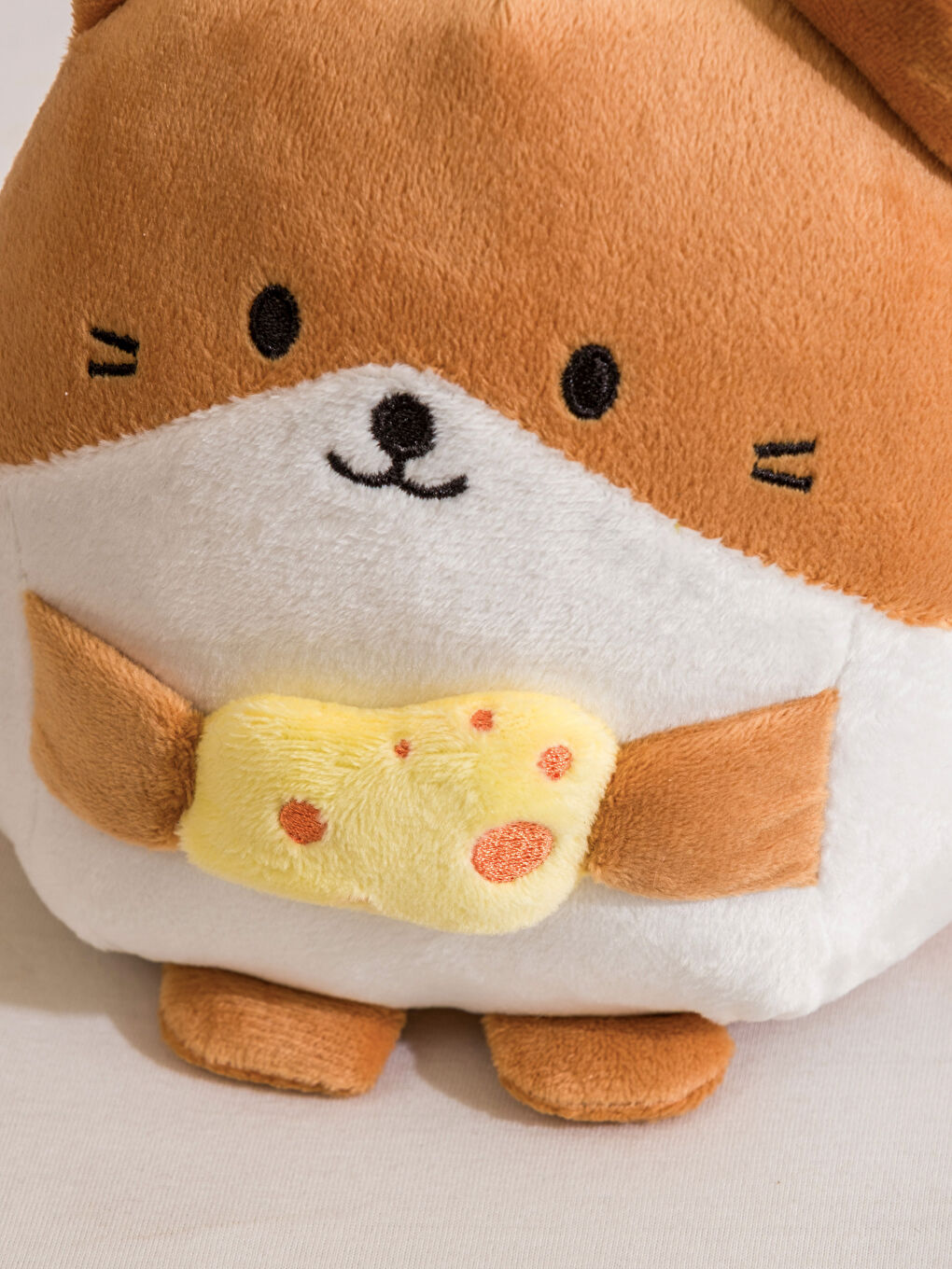 Pernă de pluș pentru bebeluși, model șoricel, 19 cm-2