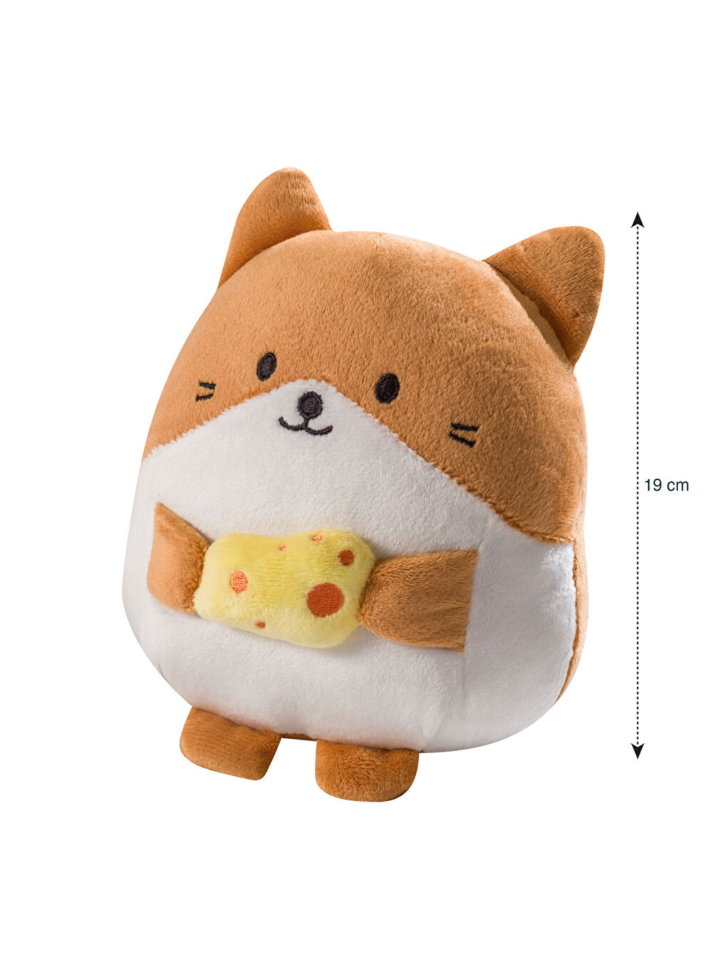 Pernă de pluș pentru bebeluși, model șoricel, 19 cm-3