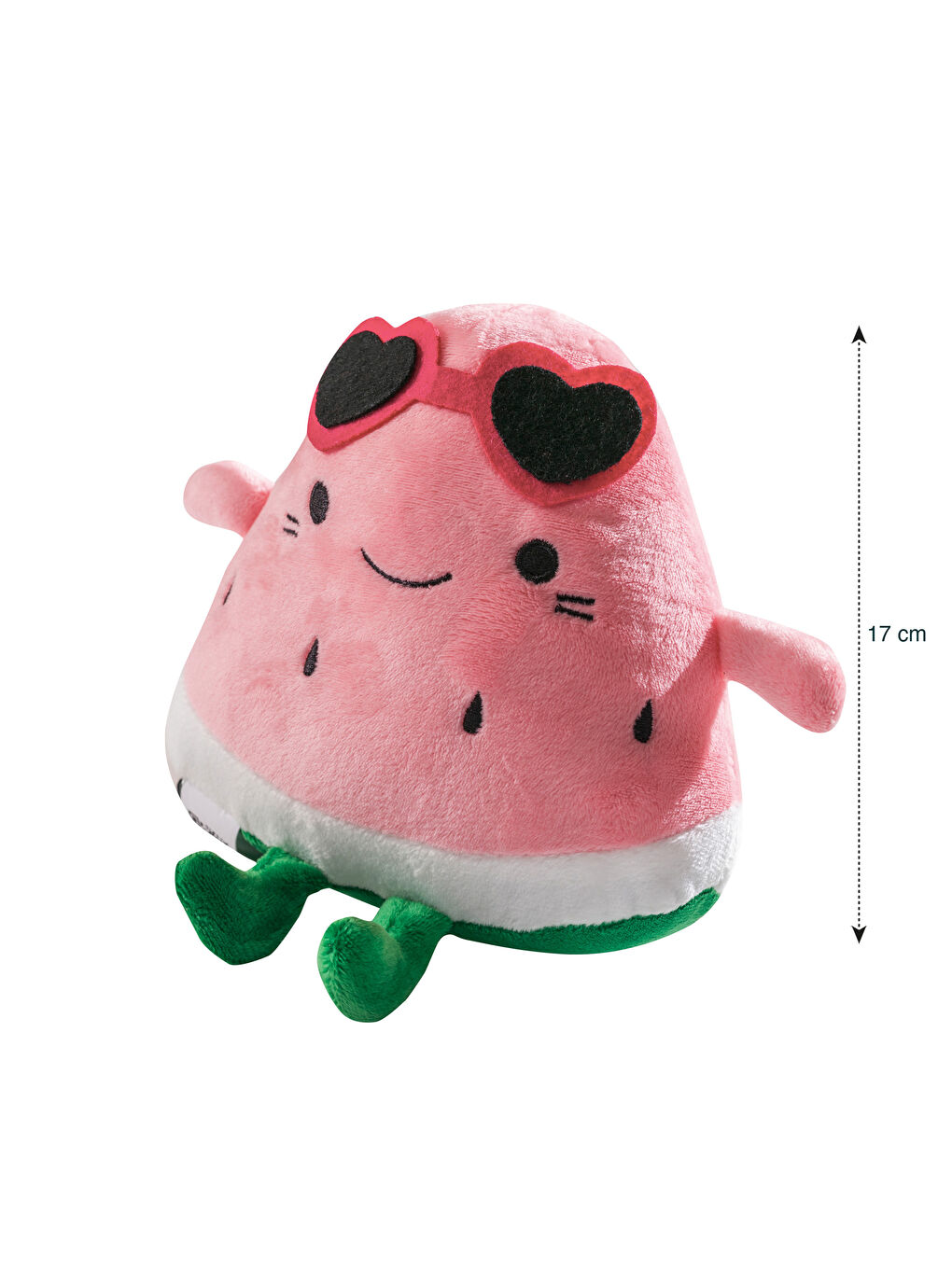 Детская плюшевая подушка в виде арбуза 17 см-3