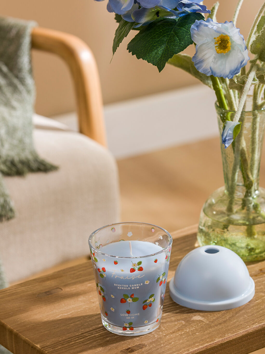 Karışık Çiçek Kokulu Bardak Mum 225 g-1