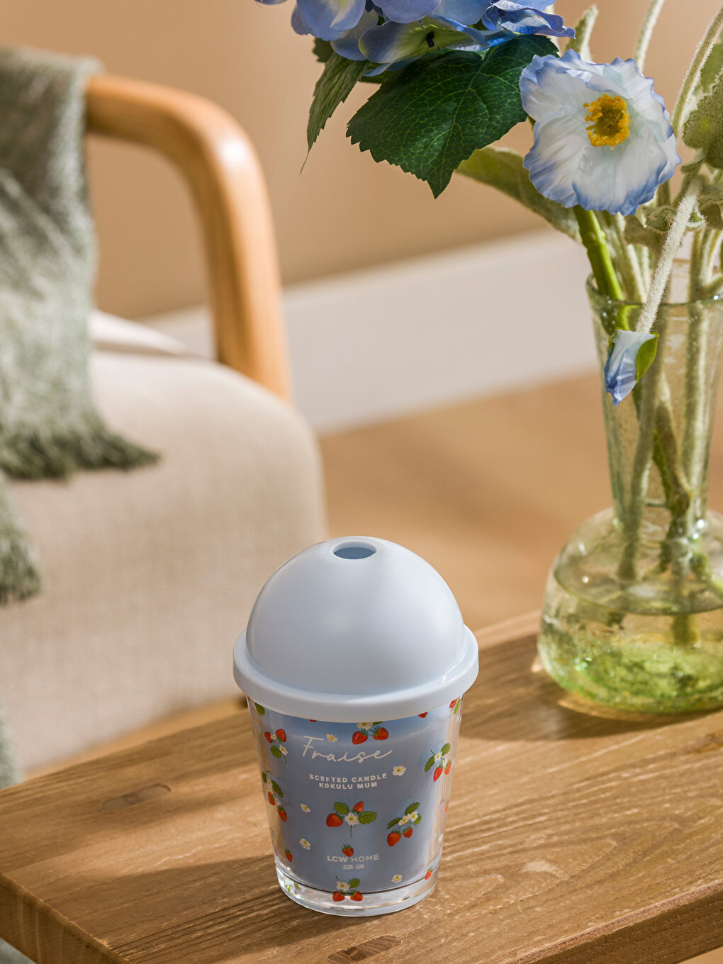 Karışık Çiçek Kokulu Bardak Mum 225 g-2