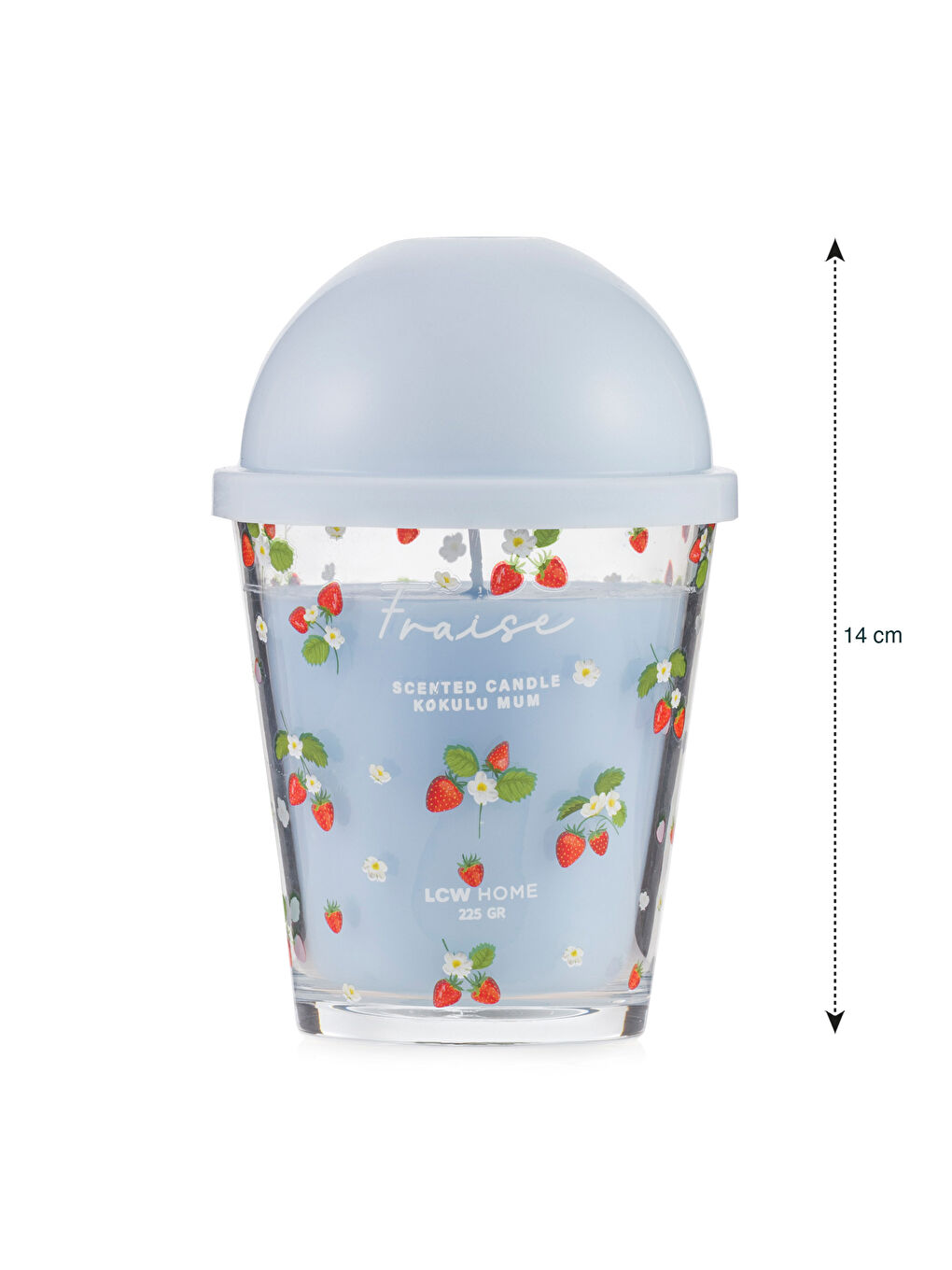 Karışık Çiçek Kokulu Bardak Mum 225 g-4