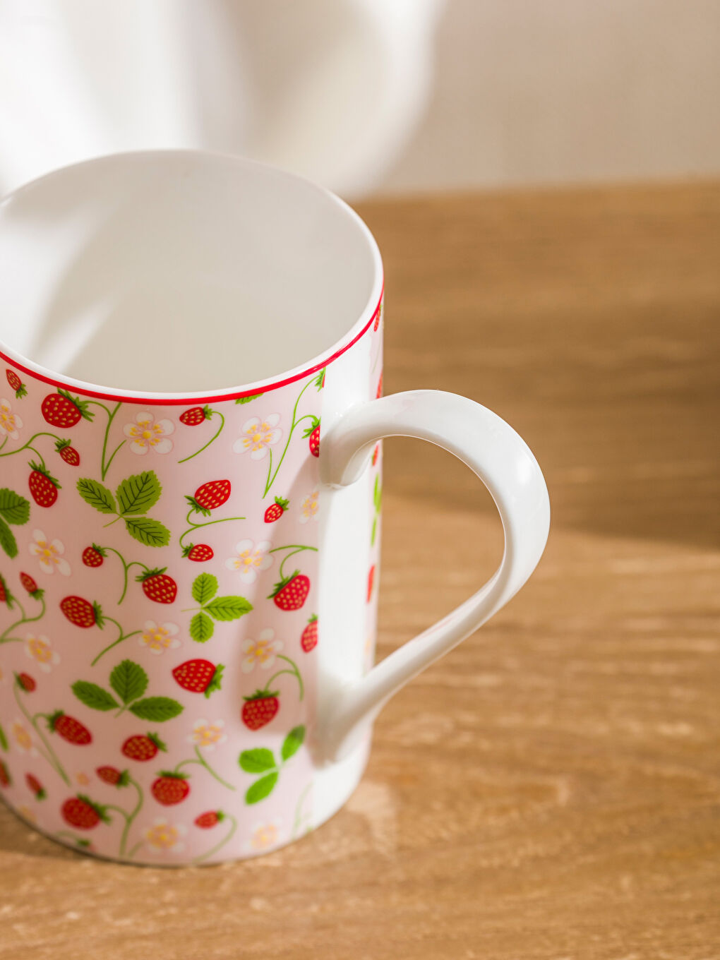 Karışık Çiçek Baskılı Porselen Kupa 320 ml-2