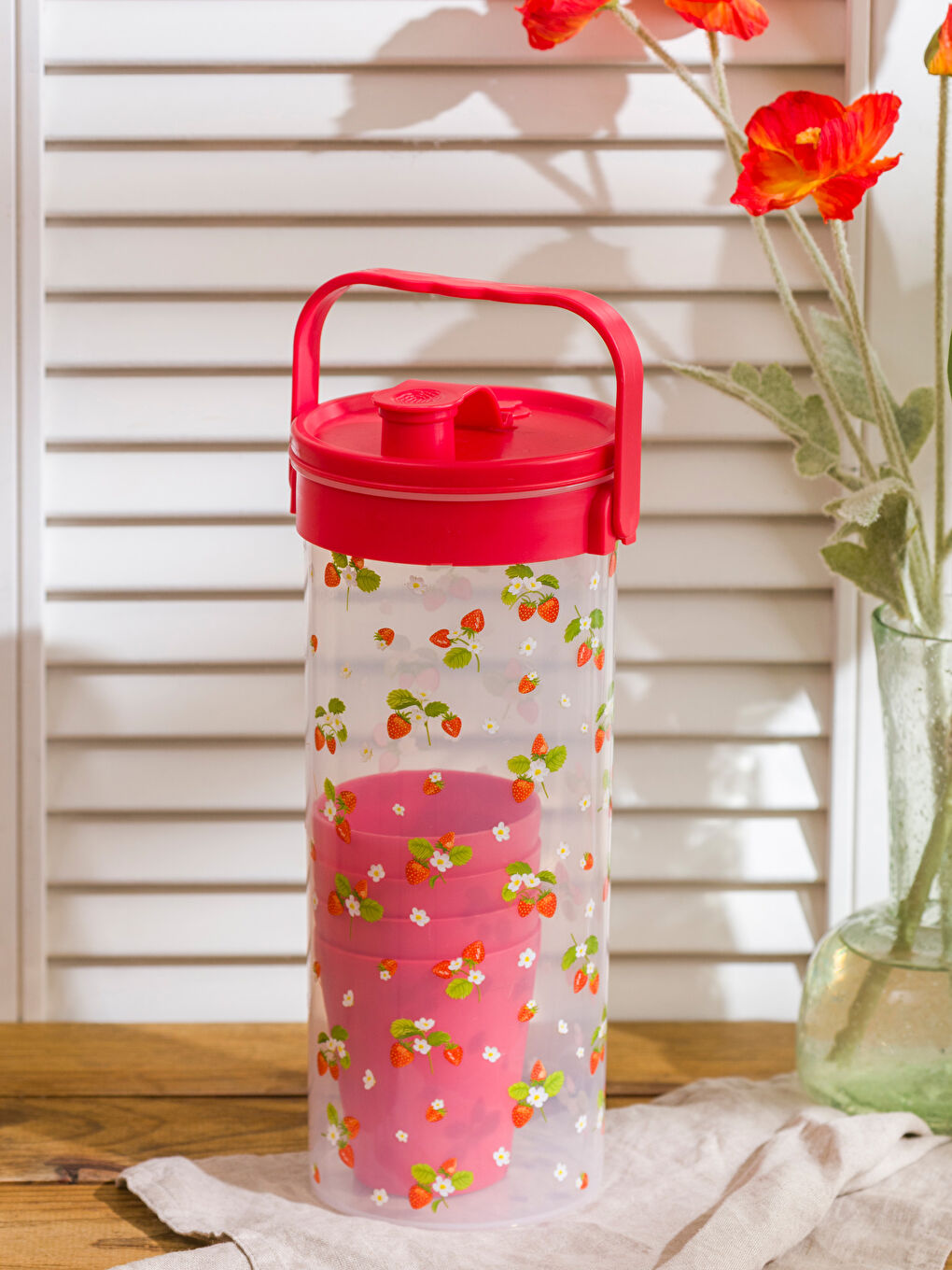 Sticlă de hidratare cu imprimeu floral