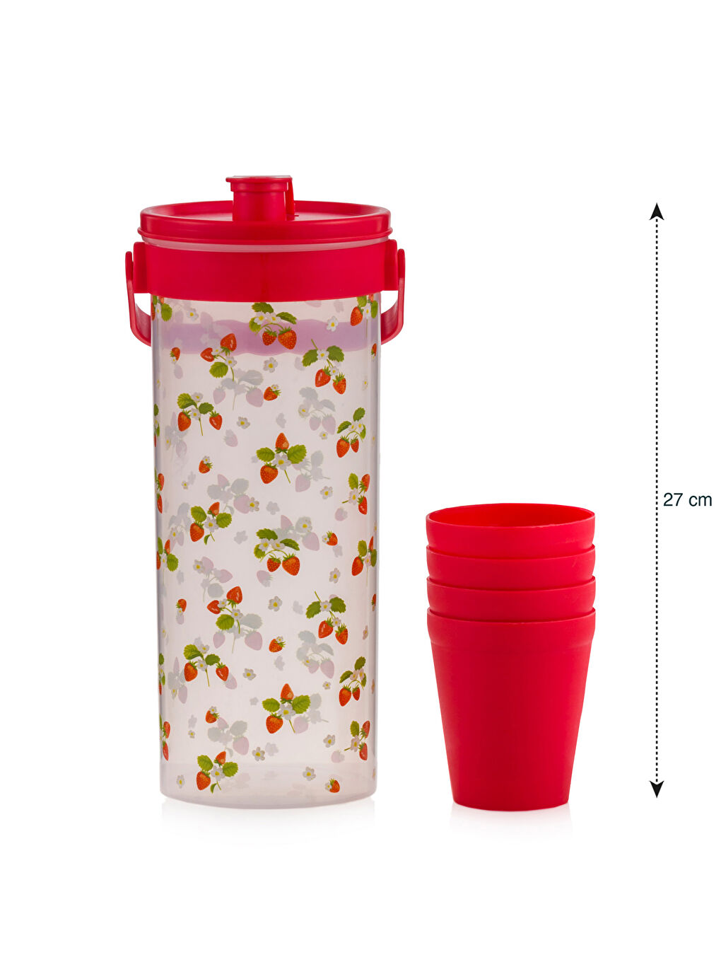 Sticlă de hidratare cu imprimeu floral-3