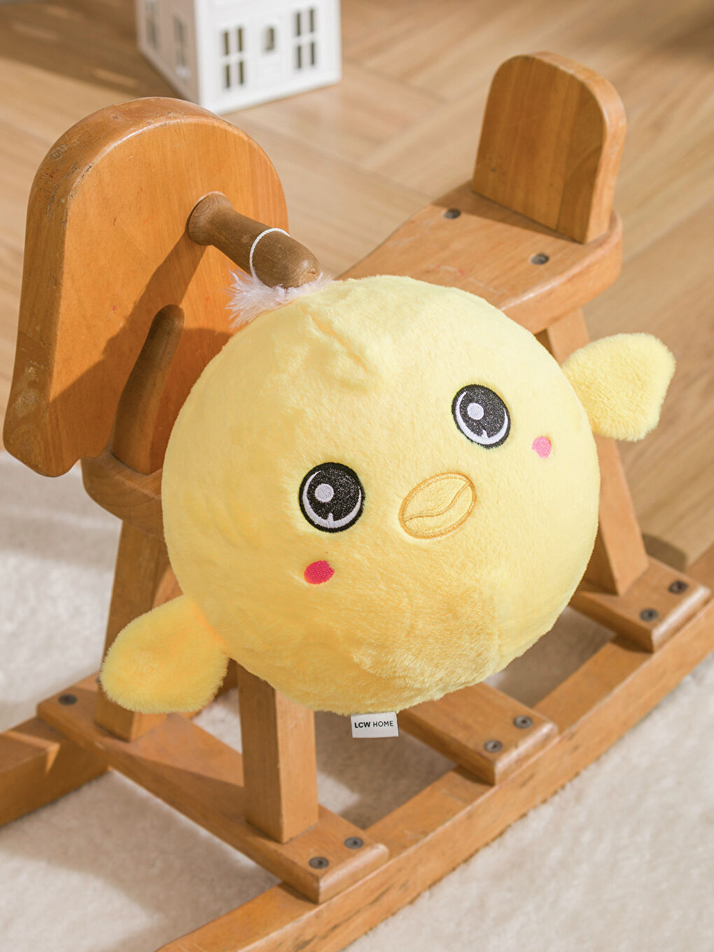 Karışık Civciv Desenli Pelüş Bebek Kırlent 25 cm-1