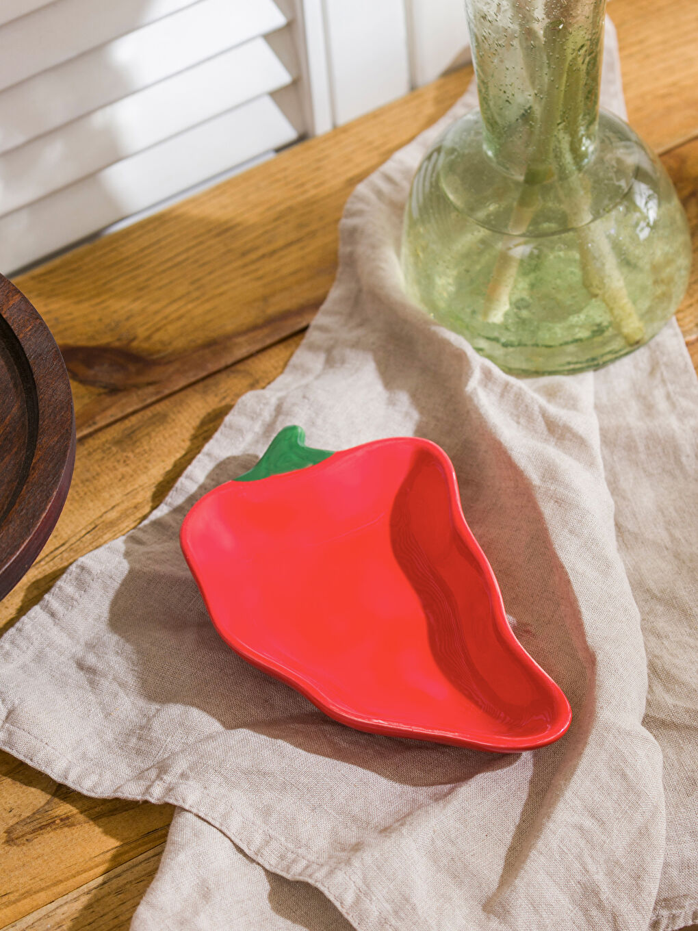 Karışık Biber Figürlü Seramik Kase