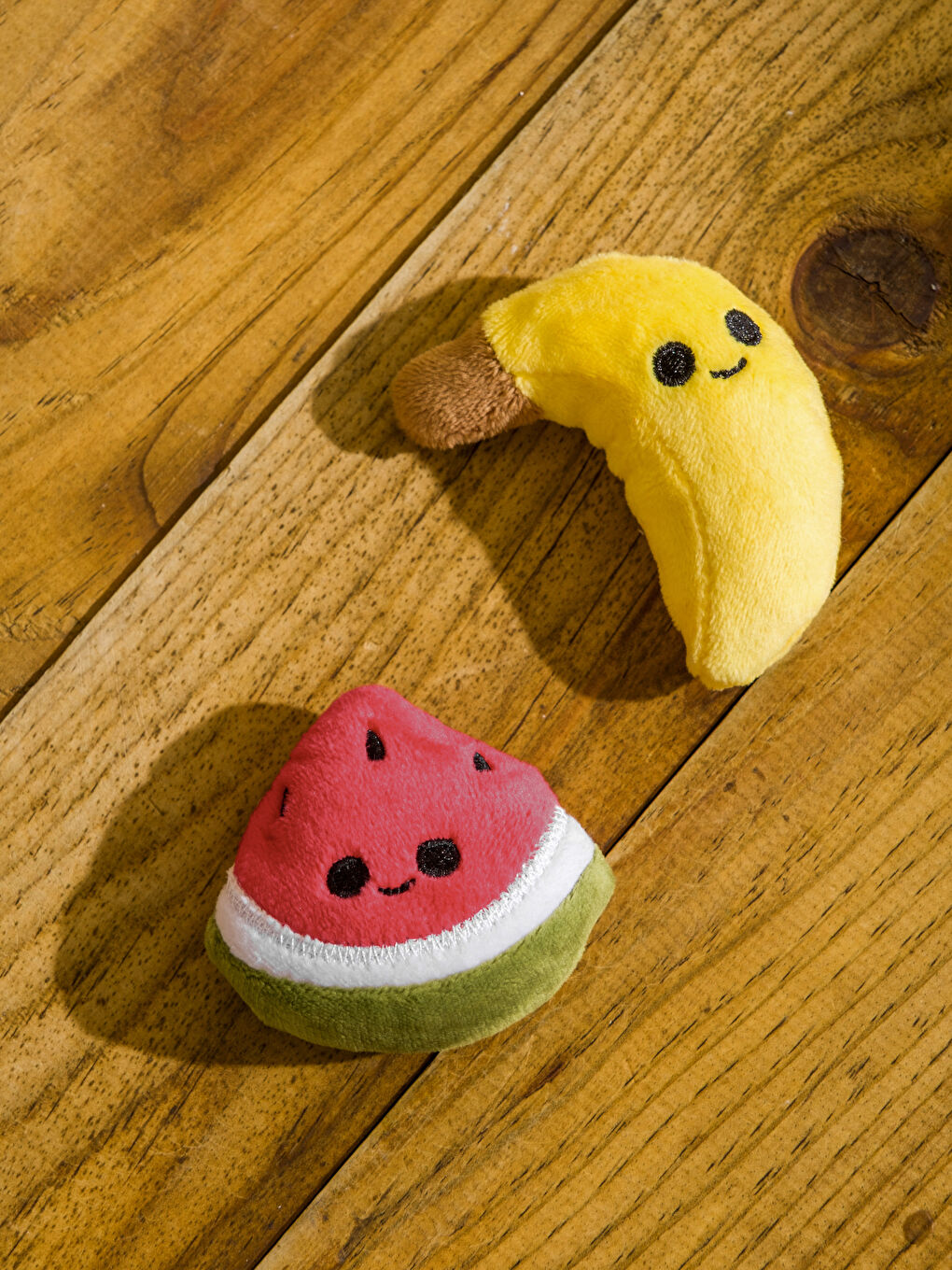 2 бөліктен тұратын банан және қарбыз өрнекті магнитті жұмсақ ойыншықтар жиынтығы-1