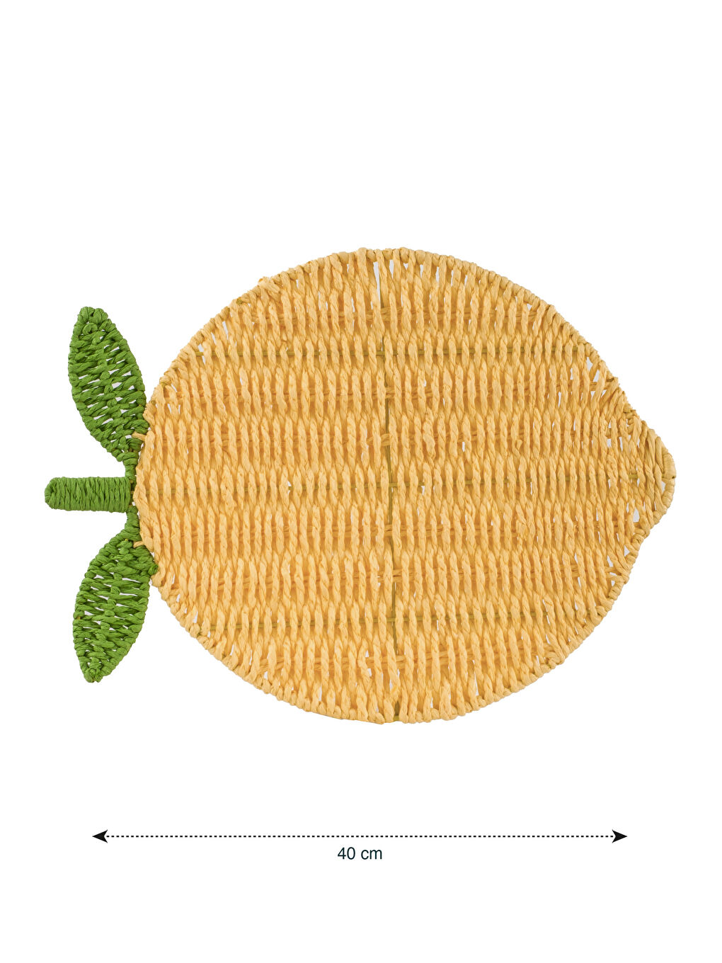 Karışık Limon Figürlü Hasır Amerikan Servis 40 cm-5