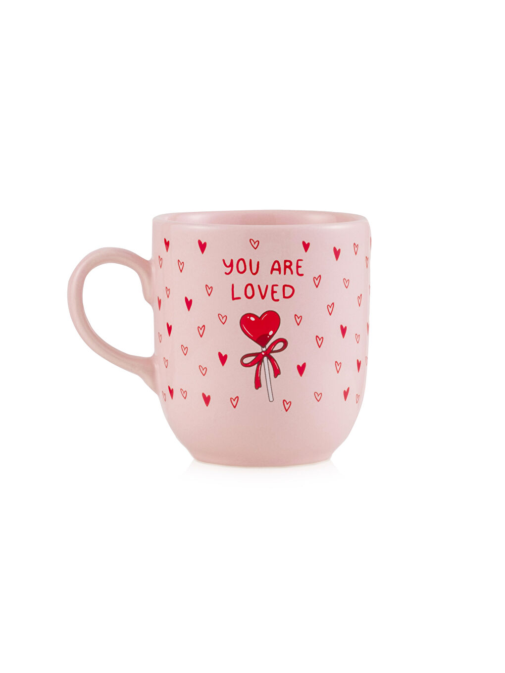 Karışık Kalp Baskılı Porselen Kupa 420 ml-4