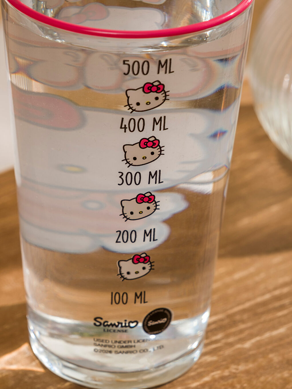 Karışık Hello Kitty Baskılı Cam Bardak 570 Ml-4