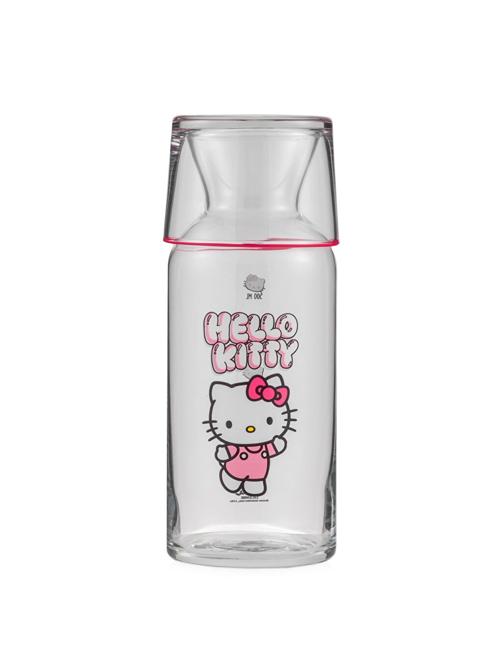 Pembe Hello Kitty Figürlü Baş Ucu Sürahisi 700 ml-6