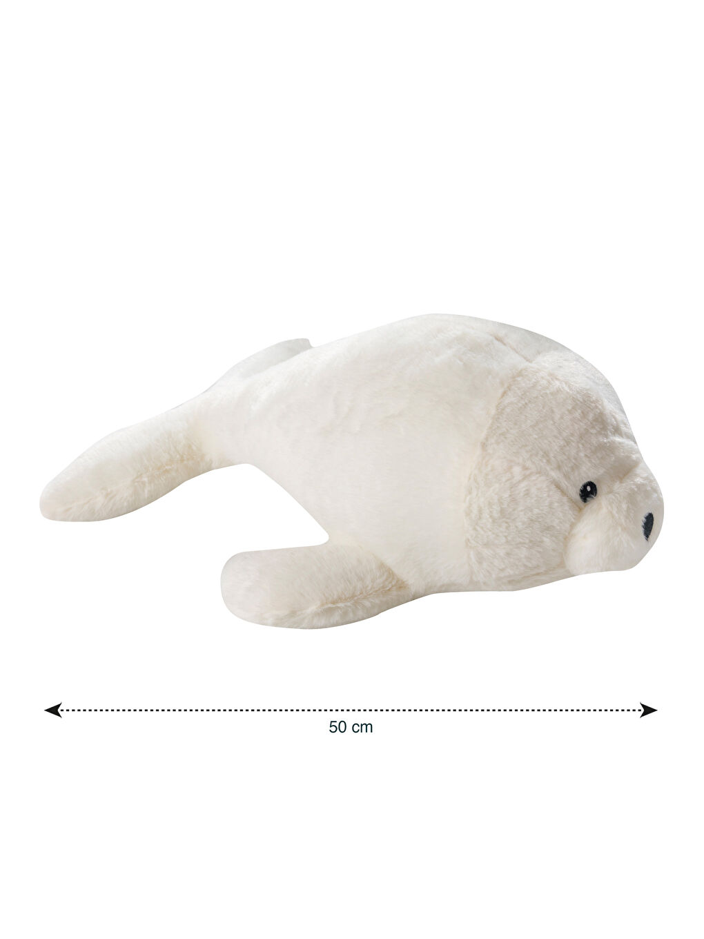 Bej Fok Balığı Figürlü Pelüş Kırlent-3