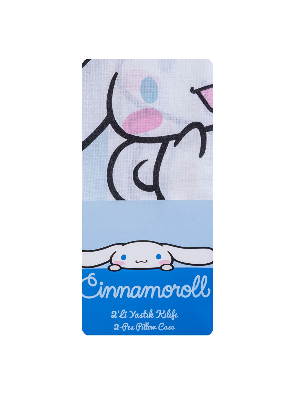 Mavi Cinnamoroll Baskılı Yastık Kılıfı 2'li 50x70 Cm-3