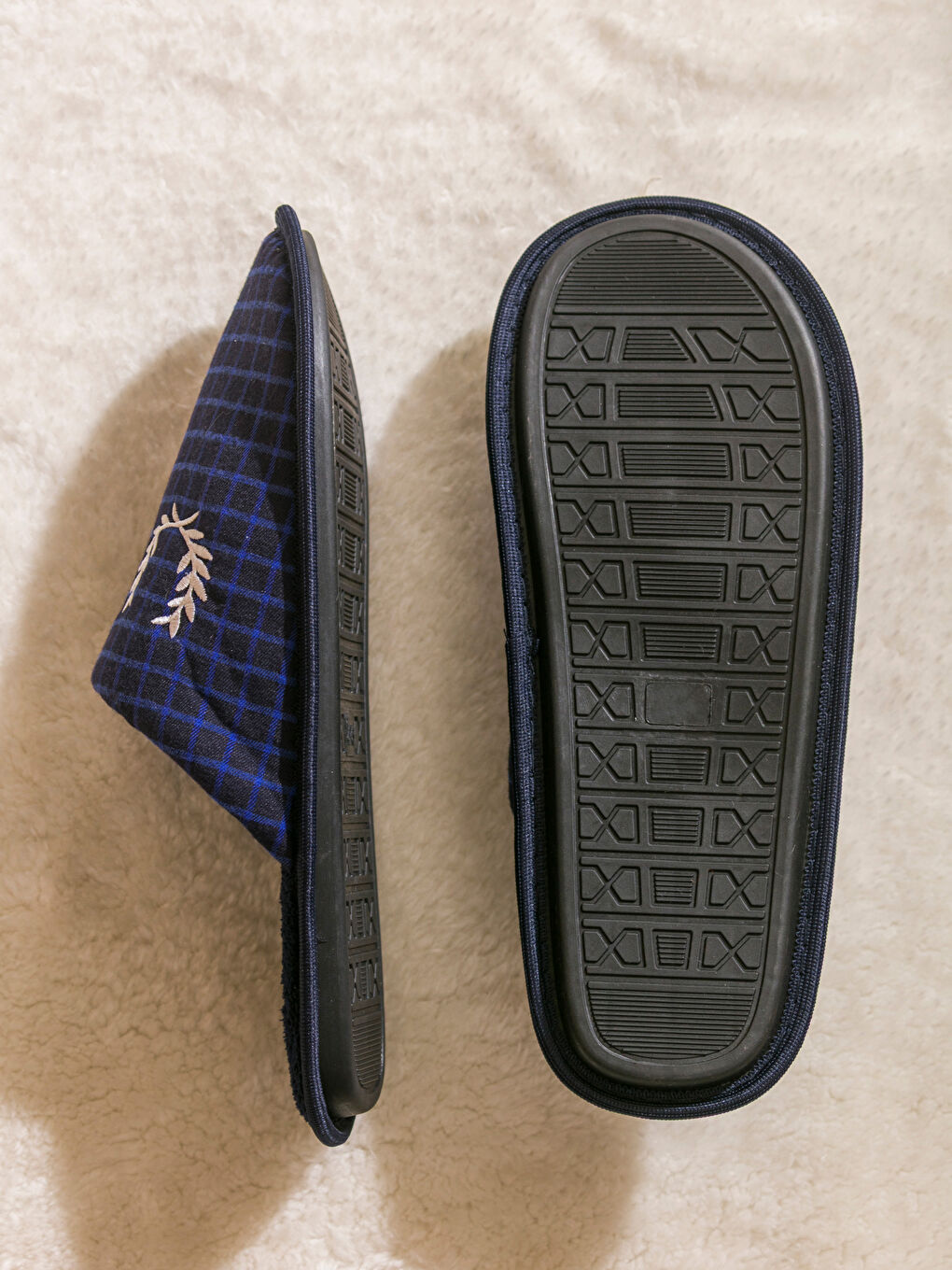 Man NAVY Home Slippers-3