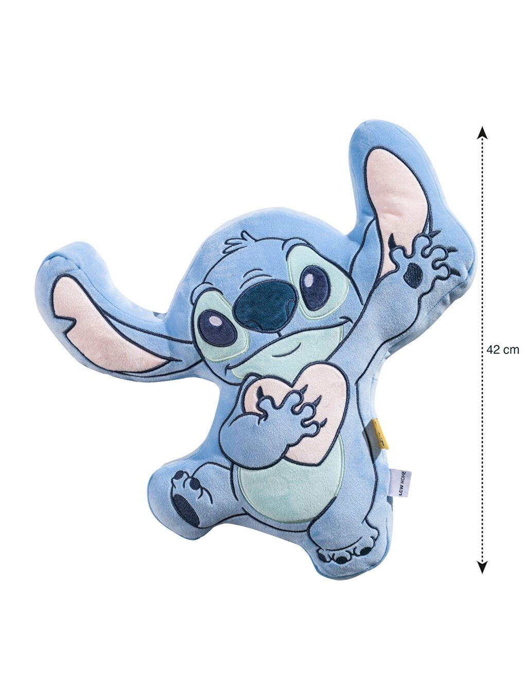 Декоративная подушка из плюша Стич, 42 см – Нотка причудливости для уголка вашего малыша.-3