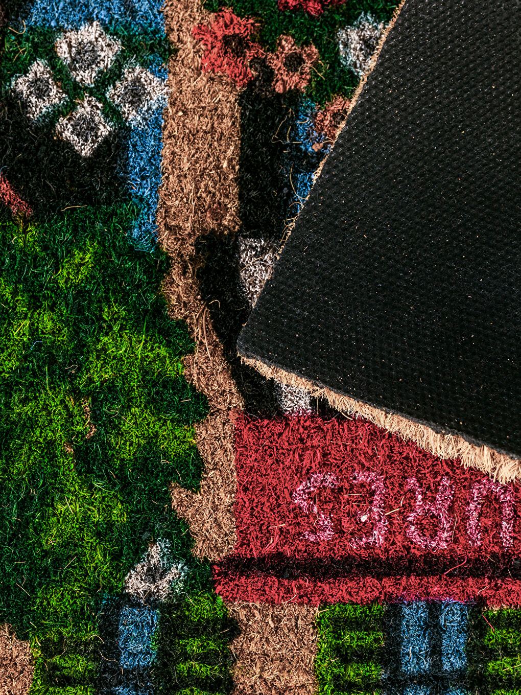 Karışık Baskılı Kapı Önü Paspası 40x60 cm-1