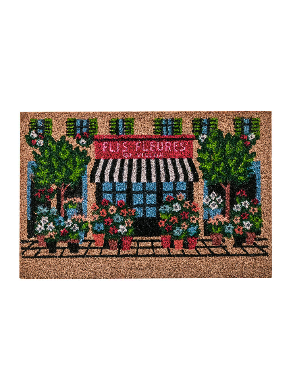 Karışık Baskılı Kapı Önü Paspası 40x60 cm-3