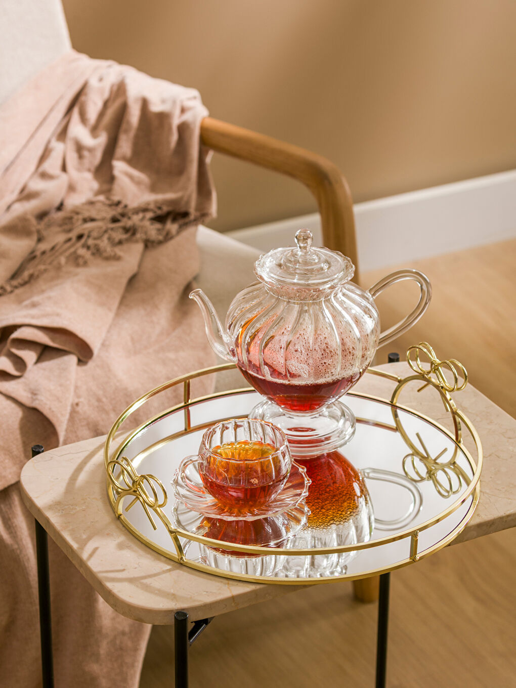 Decorative Metal Tray 31 cm