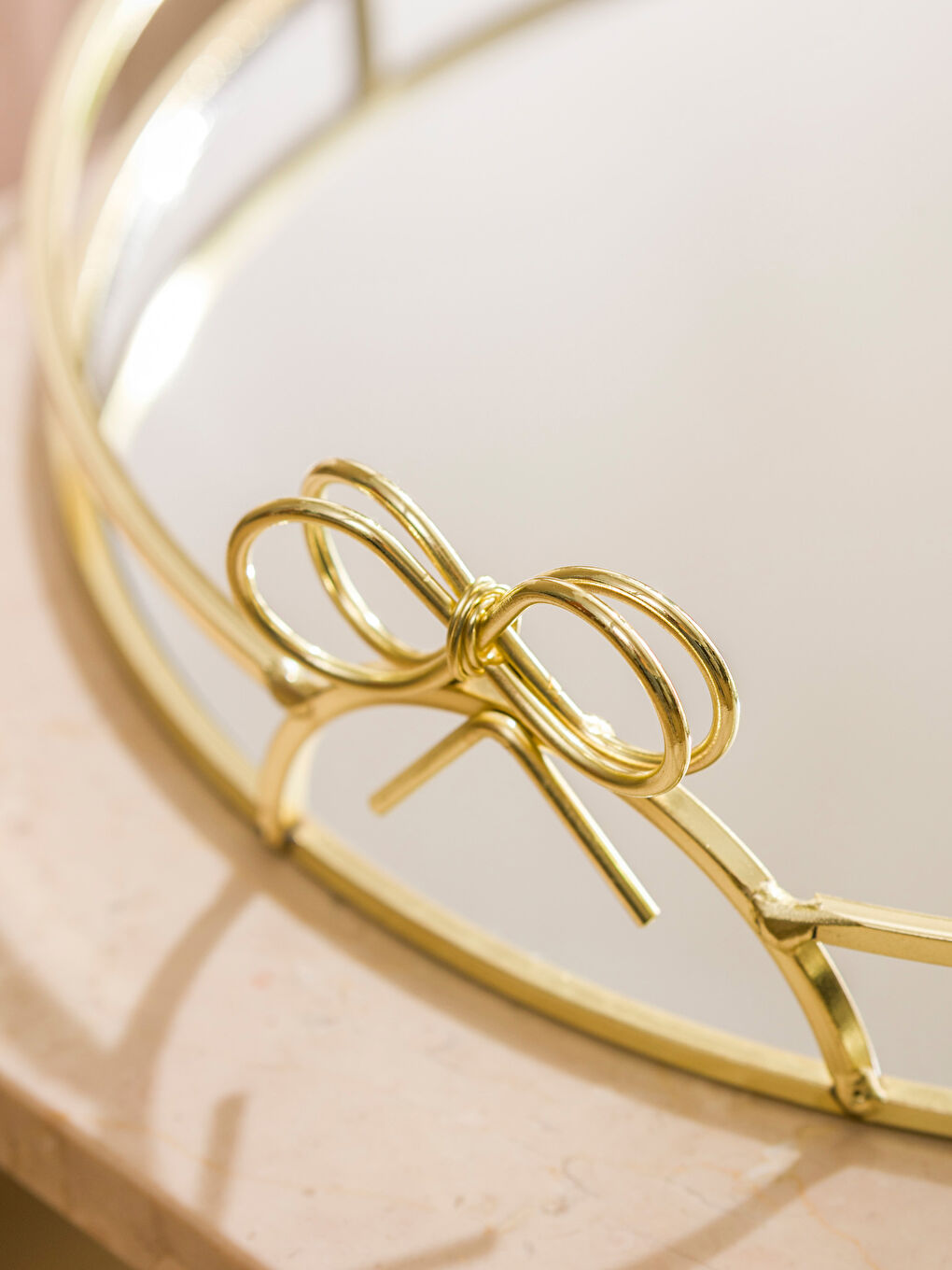 Decorative Metal Tray 31 cm-2