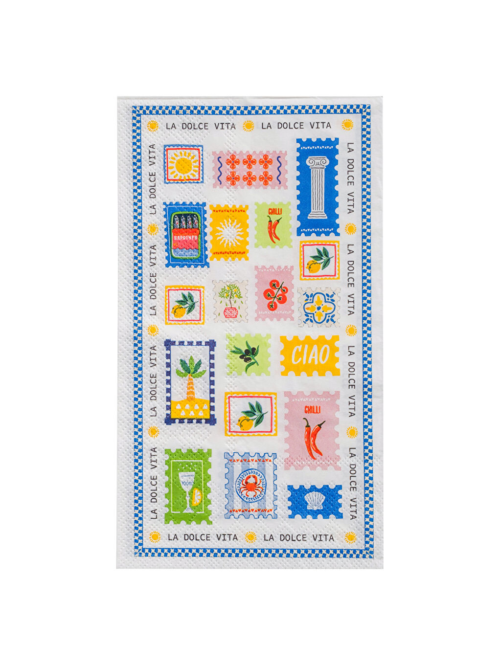 Karışık Kartpostal Baskılı Kağıt Peçete 20'li-4