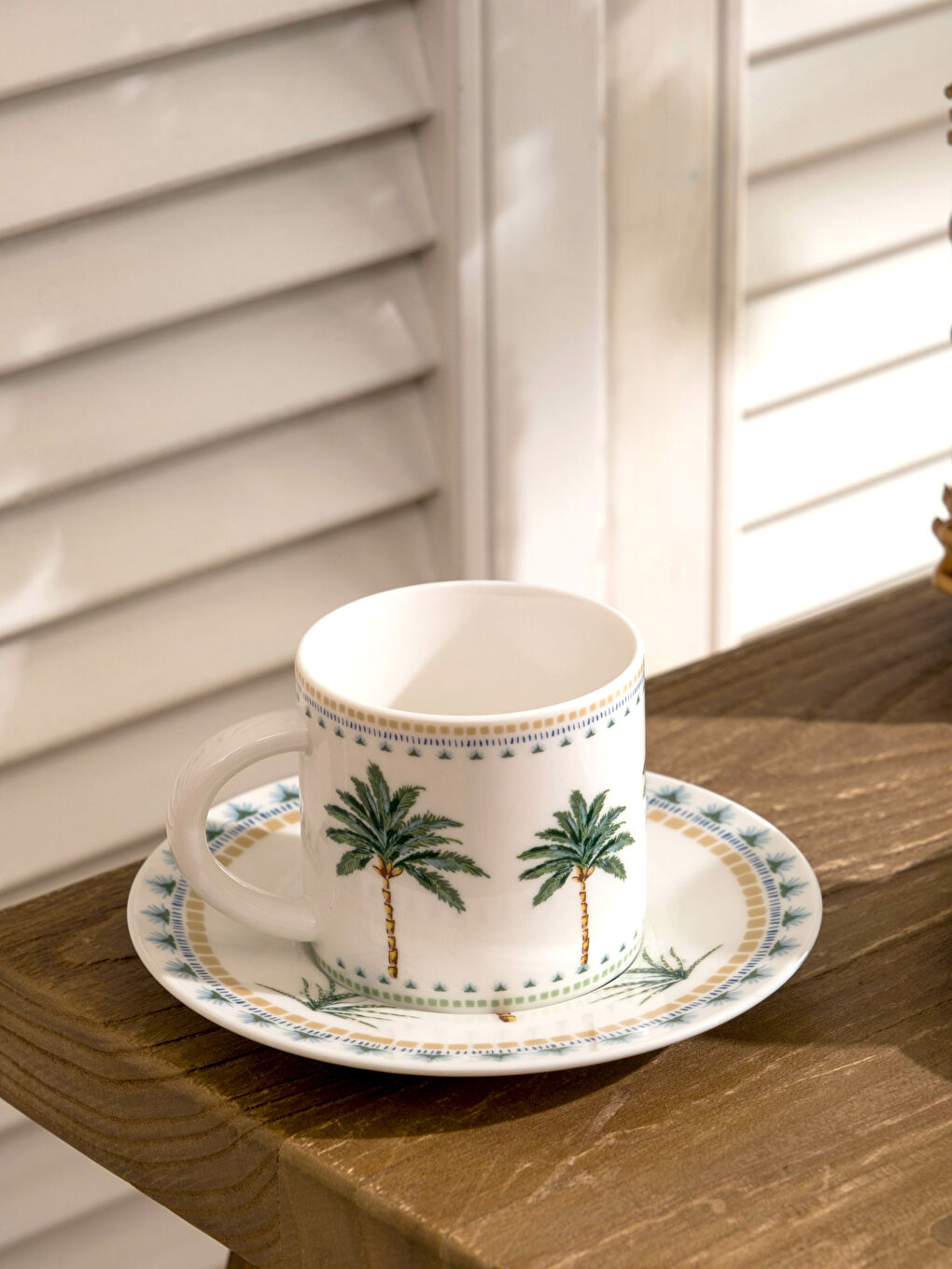 Porcelain Coffee Cup Set for 2 People-1