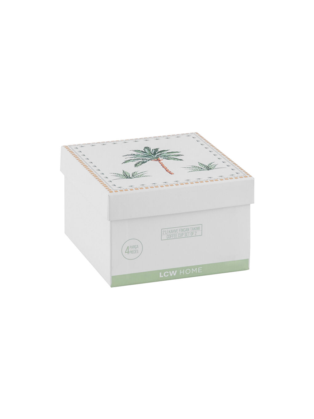 Porcelain Coffee Cup Set for 2 People-3