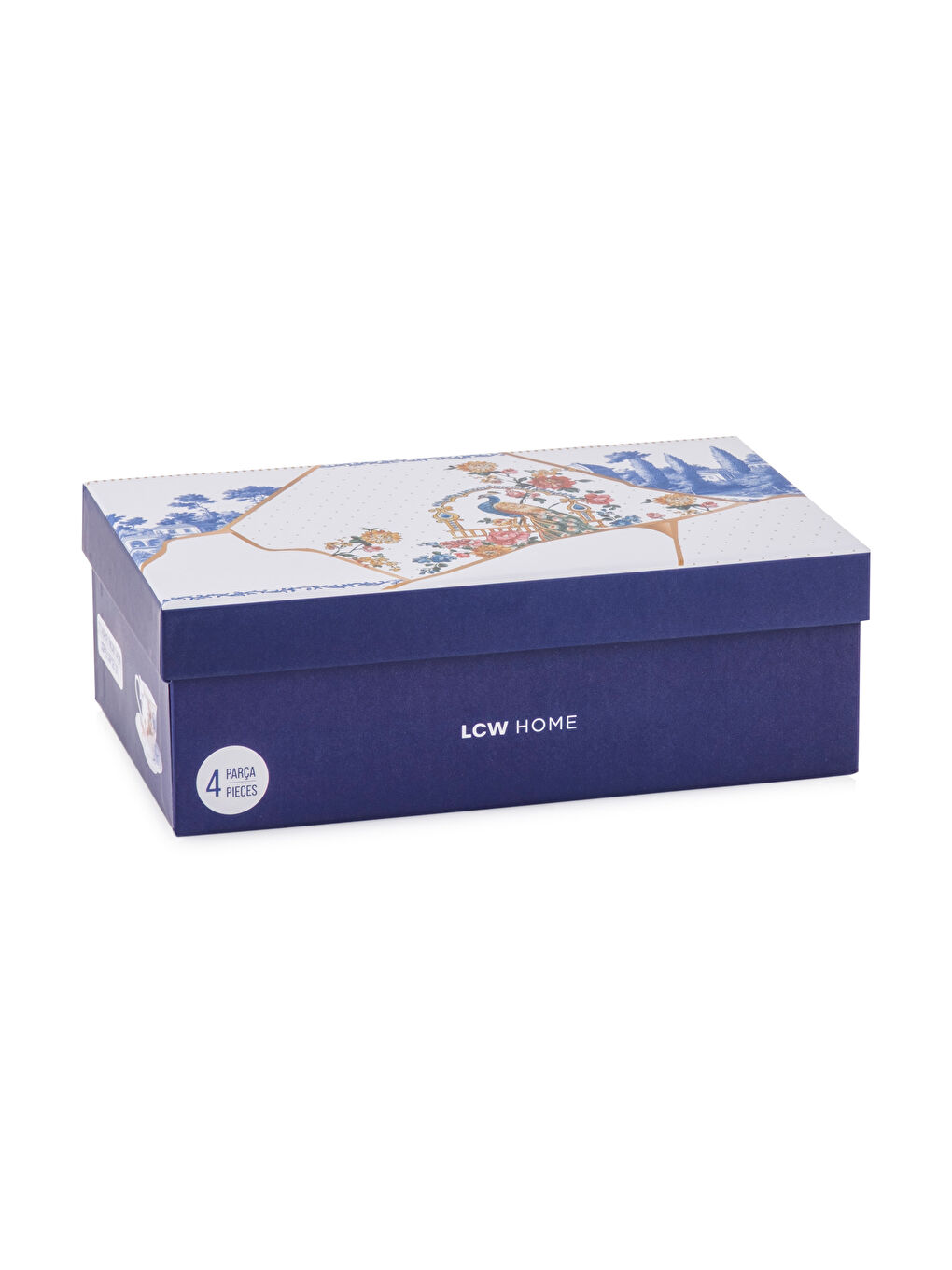 Karışık 2 Kişilik Porselen Kahve Fincan Takımı 90 ml-4