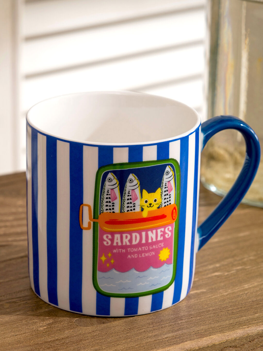 Cat Print Porcelain Mug-2