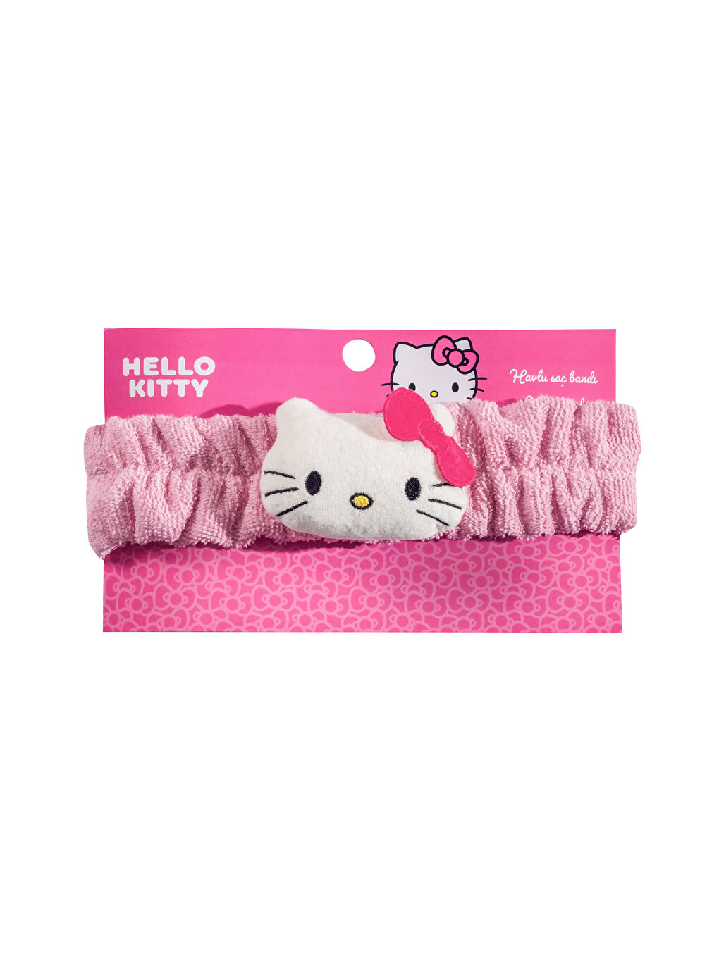 Pembe Hello Kitty Figürlü Kadın Saç Bandı-3