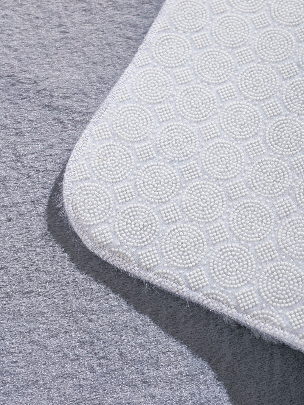 Gri Pelüş Banyo Paspası 50x80 cm-2