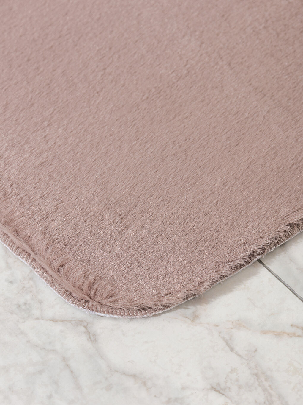 Kahverengi Pelüş Banyo Paspası 50x80 cm-1