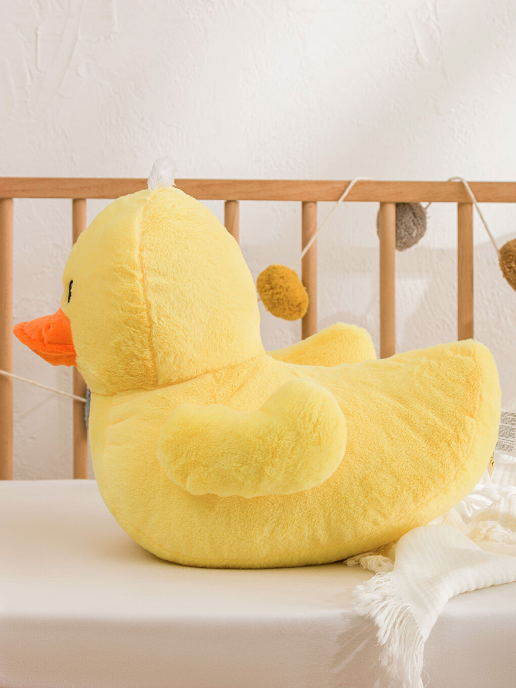 Karışık Ördek Figürlü Pelüş Bebek Kırlent 40 cm-1