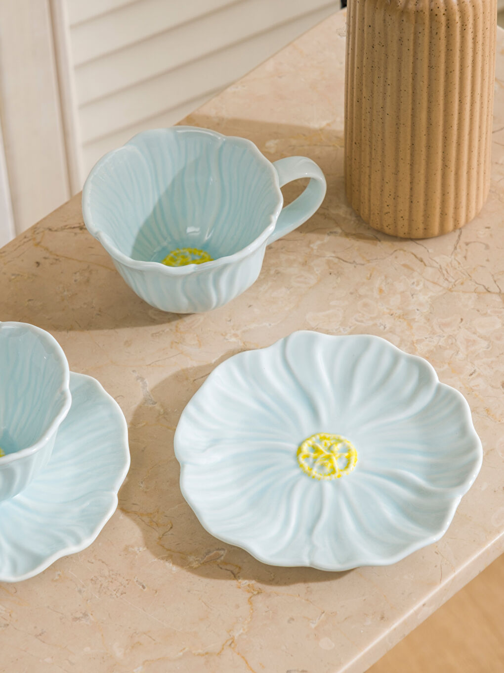 Porcelanski set šolja za kafu za 2 osobe 90 ml-1