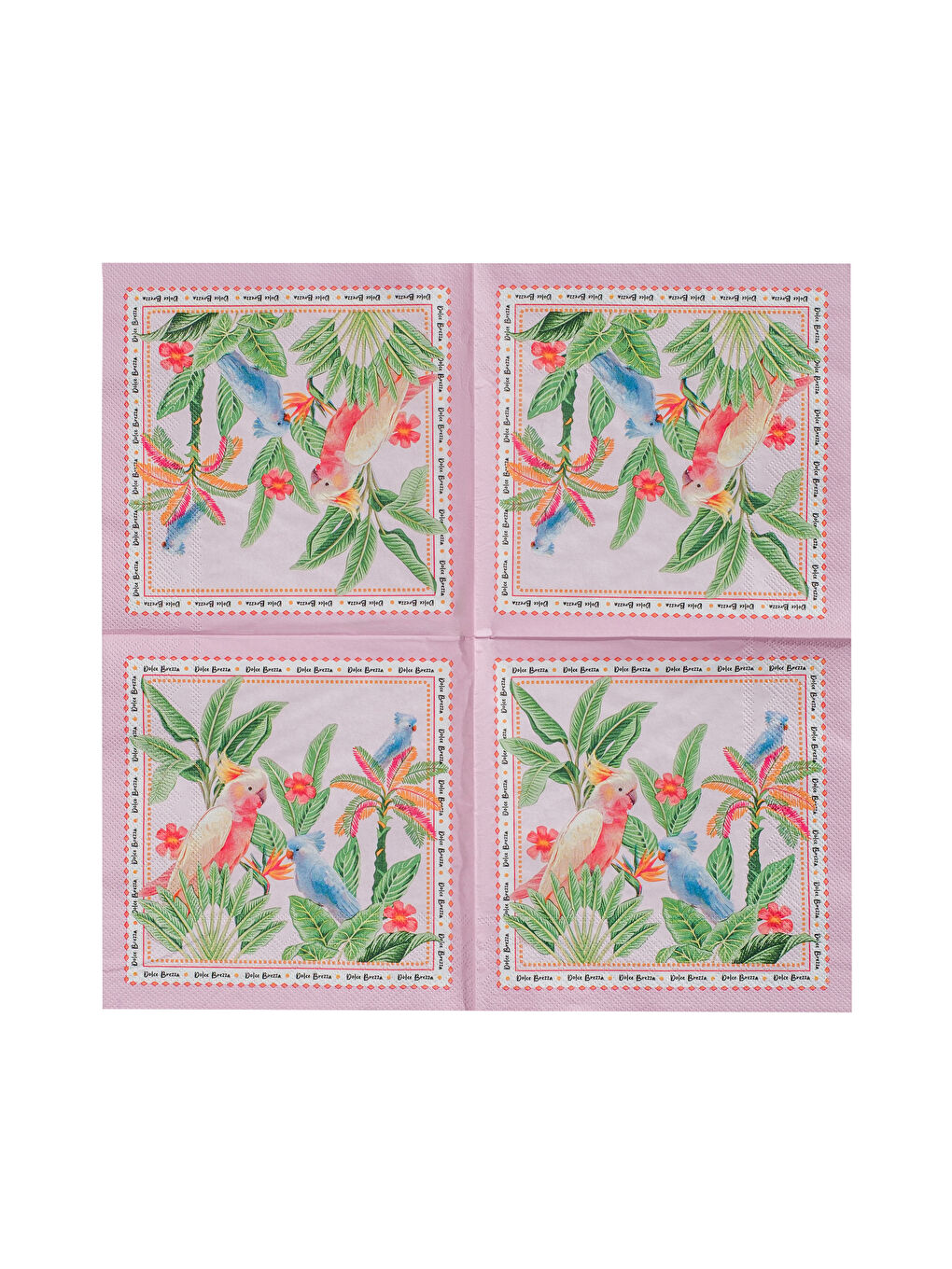 Декоративная бумажная салфетка с цветочным принтом, упаковка из 20 штук-3