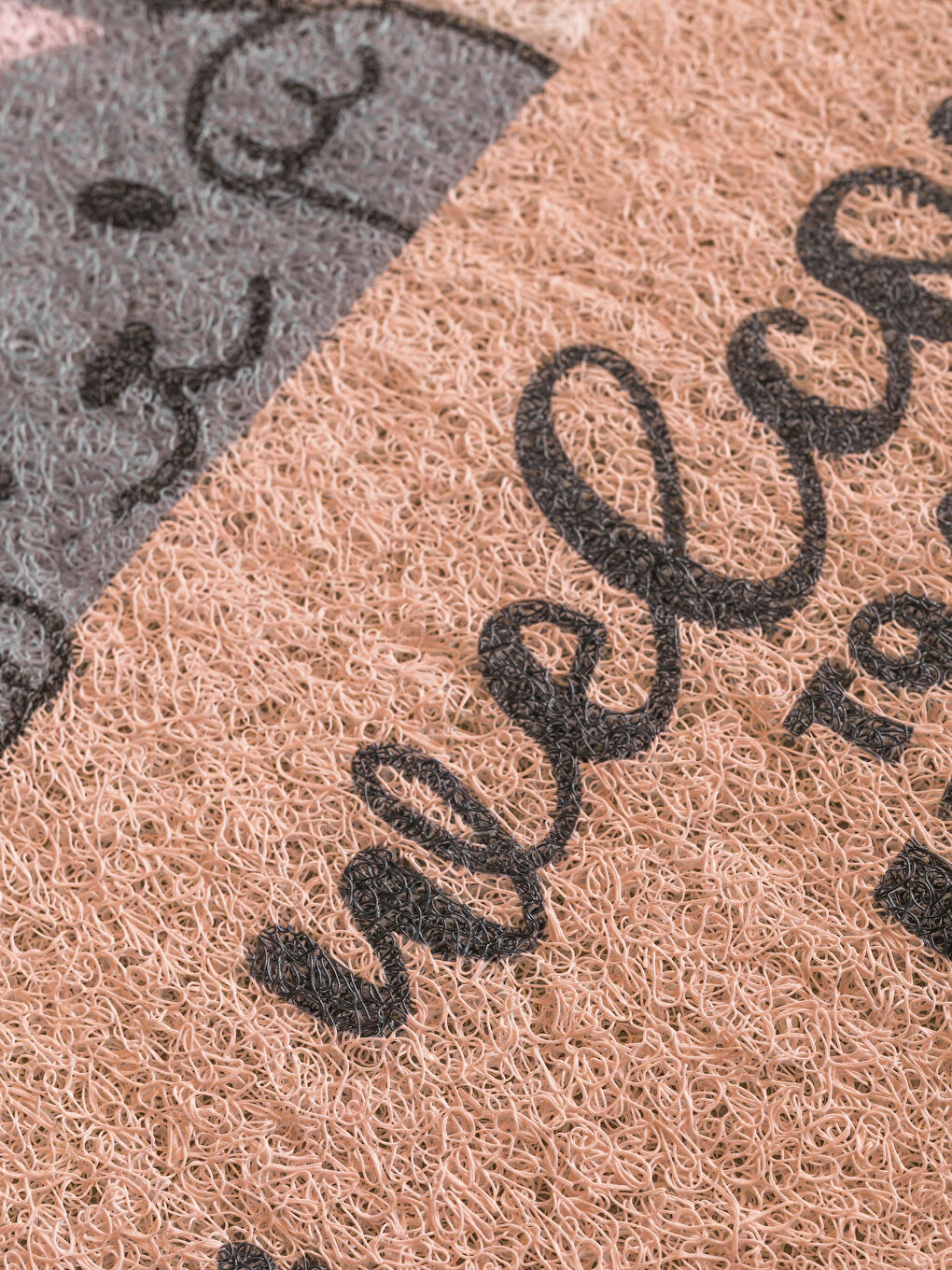 Коврик для двери с принтом кошки 40x60 см-1