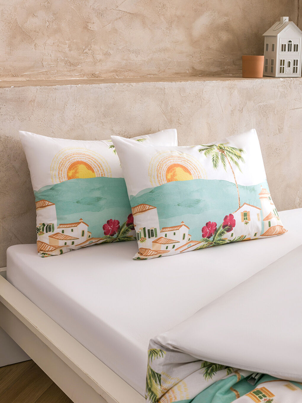 Karışık Baskılı Çift Kişilik Nevresim Seti-2