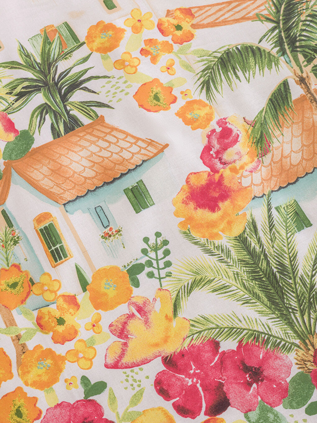 Karışık Baskılı Çift Kişilik Nevresim Seti-4