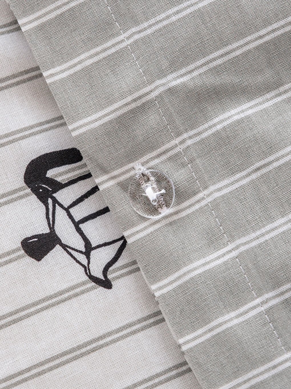 Karışık Baskılı Tek Kişilik Nevresim Seti-5