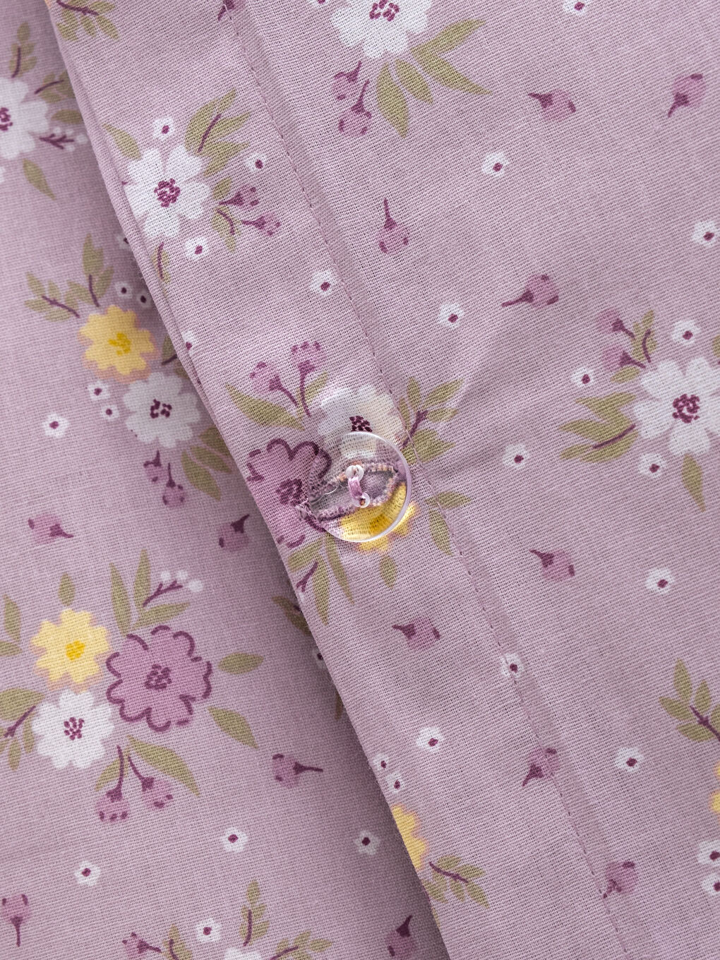 Karışık Çiçek Desenli Çift Kişilik Nevresim Takım-6