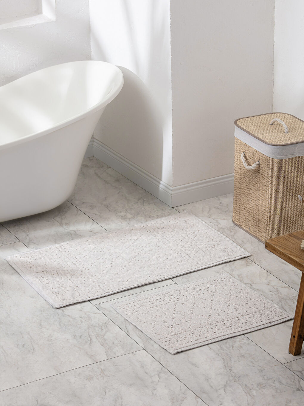 SVETLO BEŽ Prostirka za kupatilo