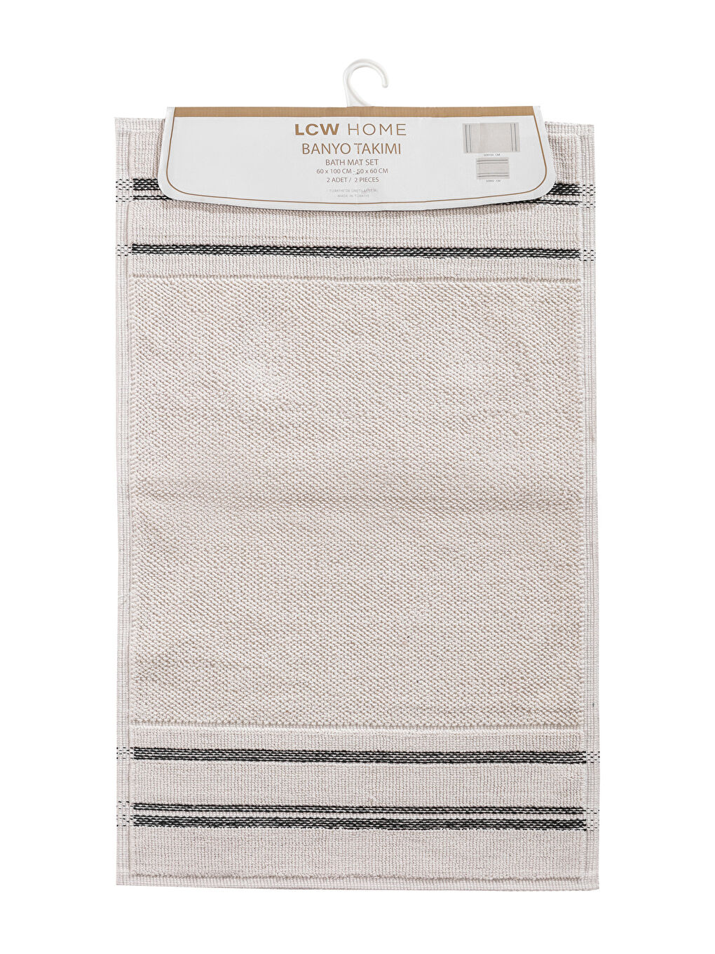 SVETLO BEŽ Prostirka za kupatilo-4